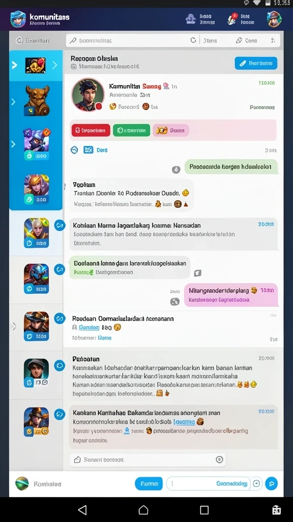Karakter-karakter unik dengan kemampuan berbeda.