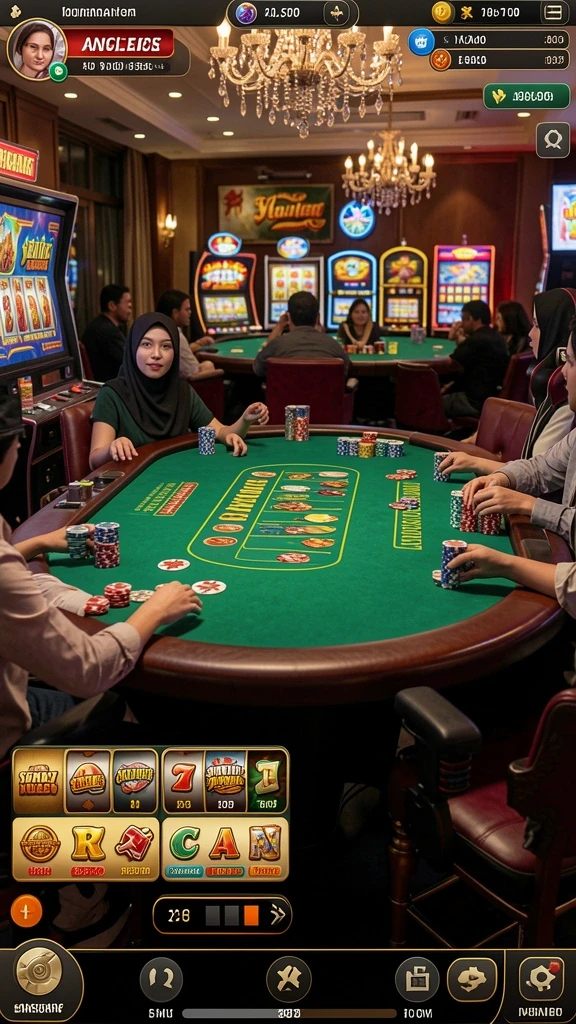 Tangkapan layar menunjukkan fitur bonus putaran gratis.