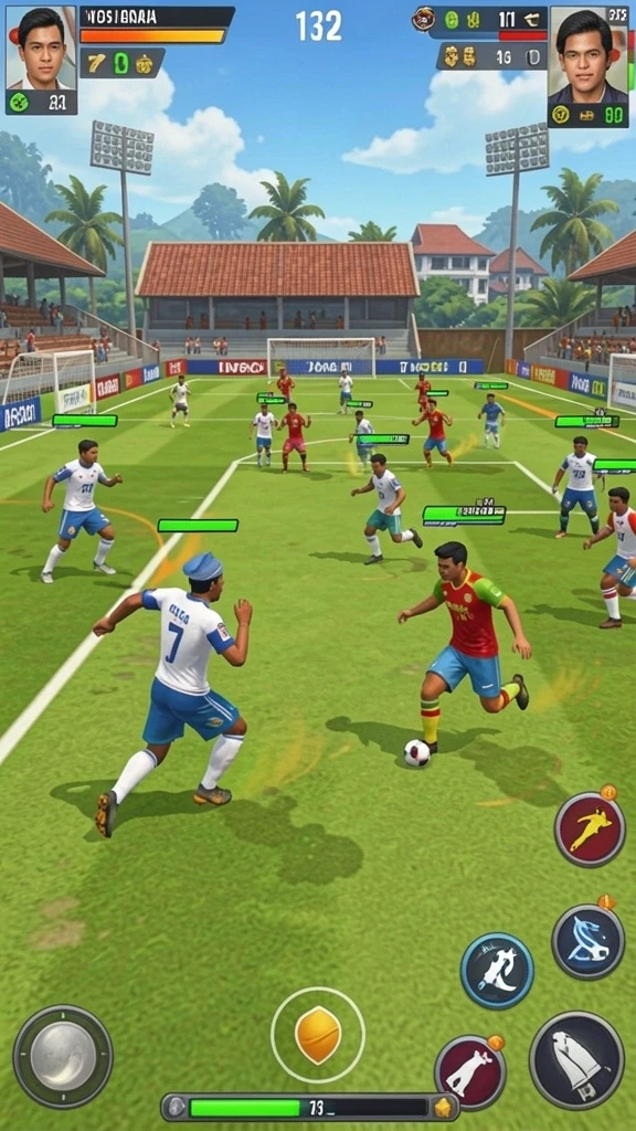 Screenshot menunjukkan gameplay yang menawan.