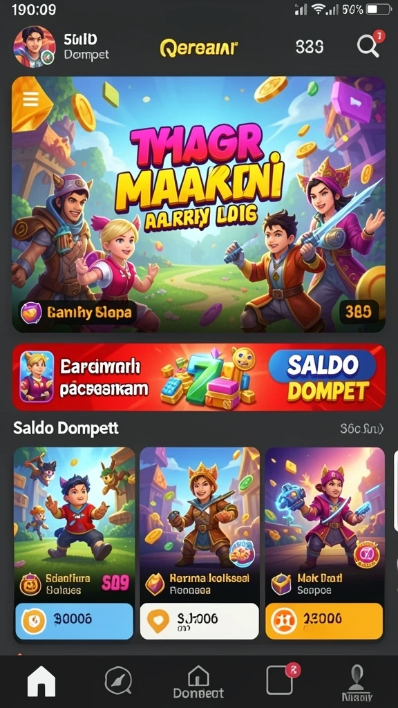 Visual menakjubkan saat bermain.