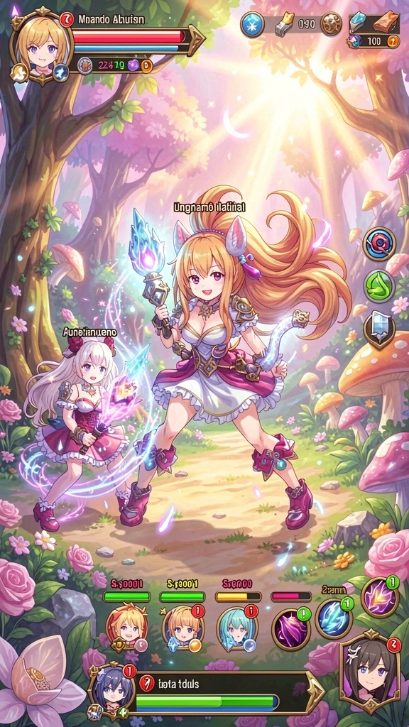 Visualisasi level yang mengesankan dan penuh warna.