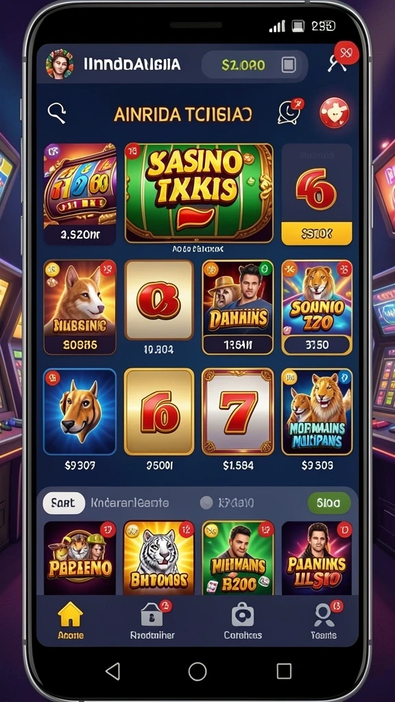 Grafis menawan dari berbagai permainan slot.