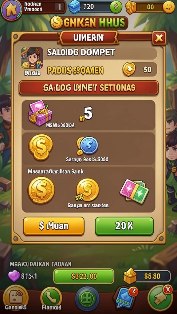 Antarmuka pengguna yang intuitif dan menarik.