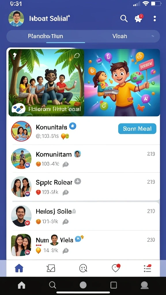 Karakter unik yang bisa dimainkan.