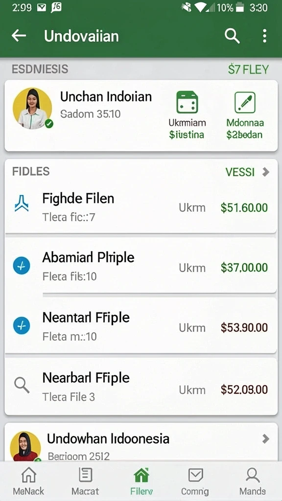 Tampilan antarmuka yang intuitif dan menarik.