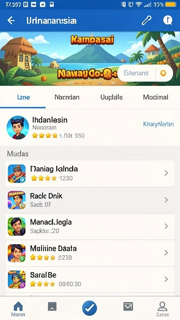 Tampilan antarmuka yang user-friendly.