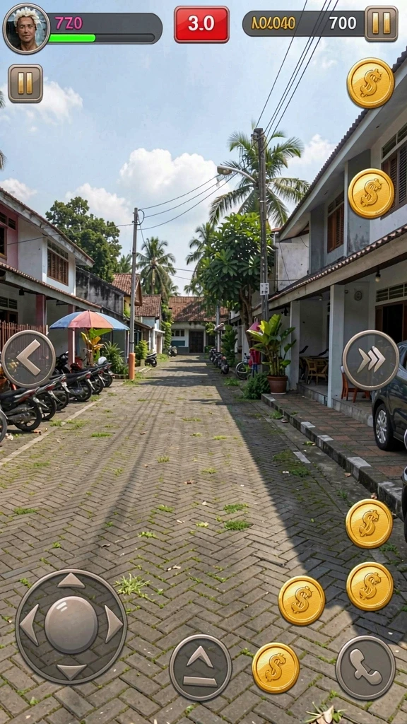 Screenshot sedang menunjukkan salah satu permainan populer di KOSTOTO.