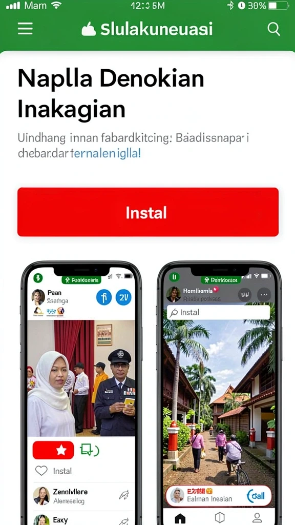 Tampilan antarmuka yang user-friendly.