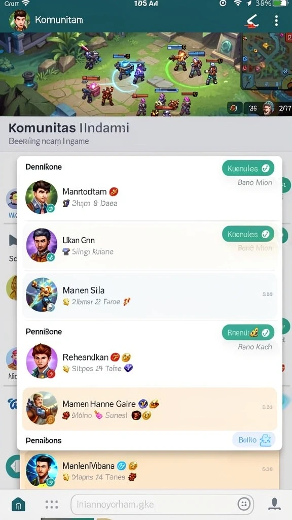 Tampilan antarmuka yang ramah pengguna.