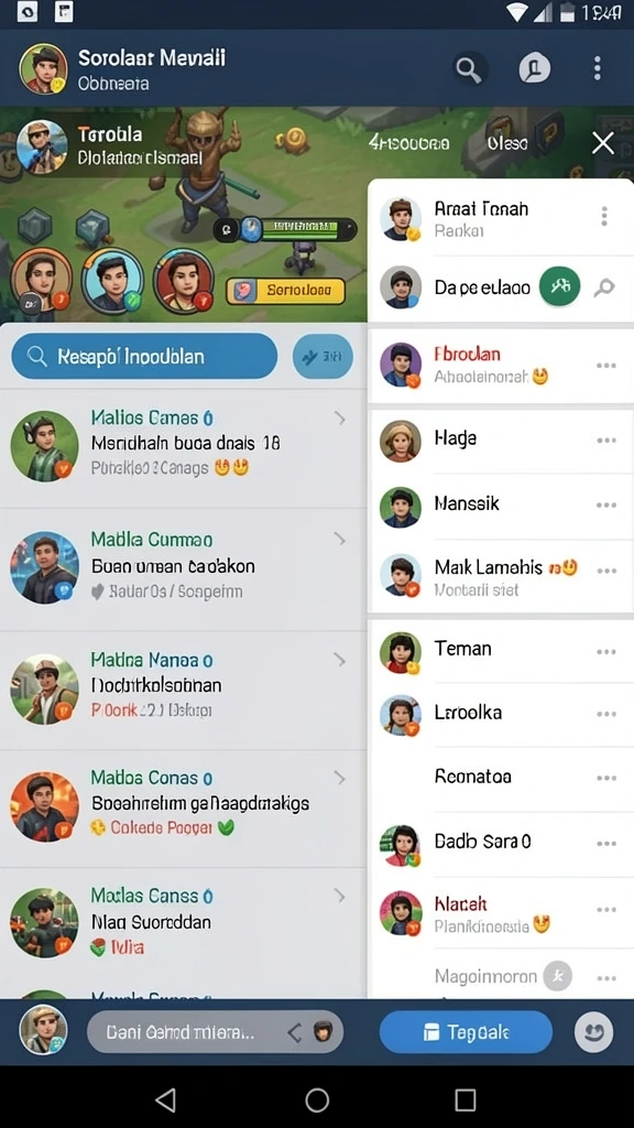 Mode multiplayer seru untuk bersaing dengan teman.
