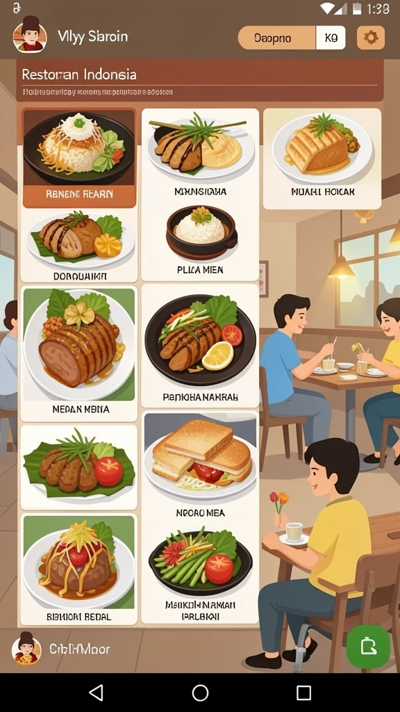 Tampilan antarmuka yang ramah pengguna.