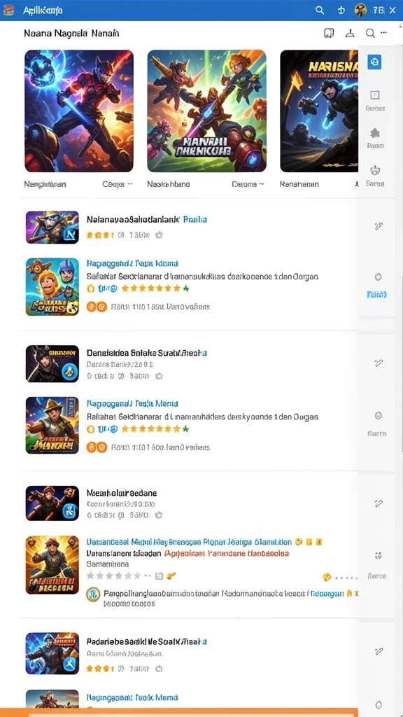 Screenshot menampilkan karakter utama dalam aksi seru.