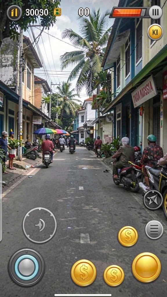 Tampilan awal RP55 dengan karakter yang menarik.