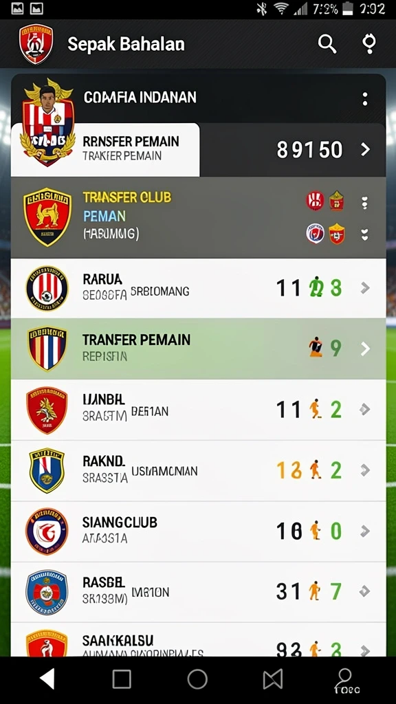 Karakter unik yang bisa dipilih dalam permainan.
