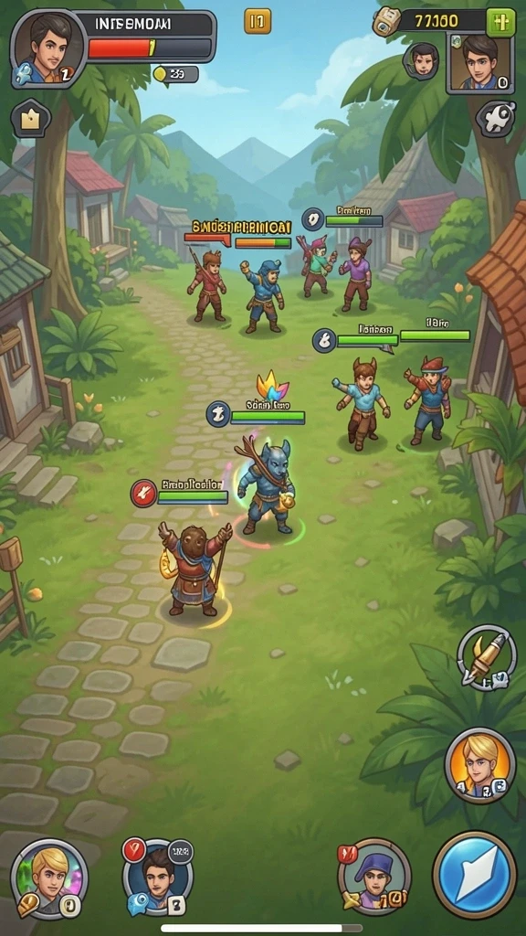 Diverse character selection and customization options.
