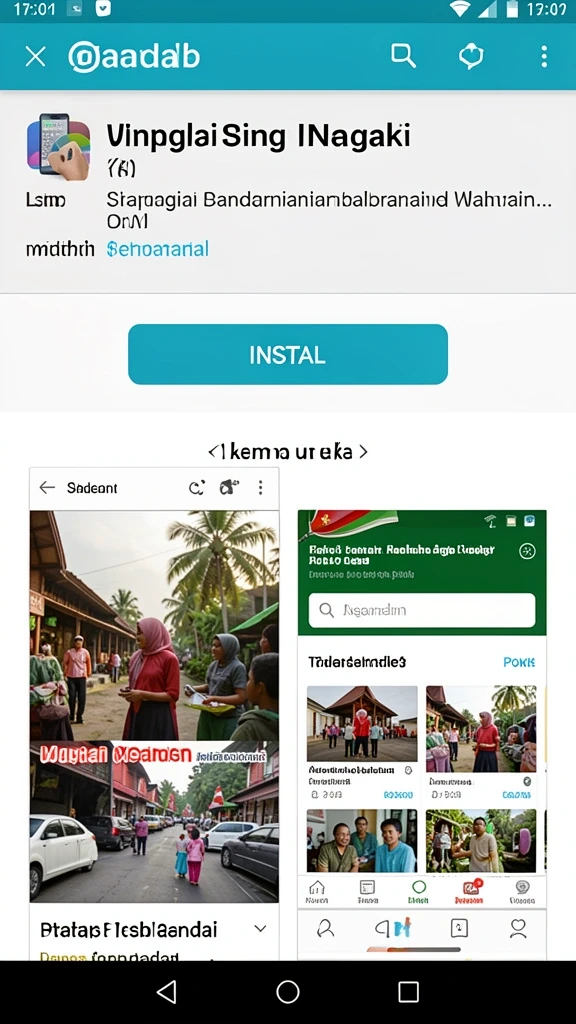 Tampilan level yang menantang dan menarik.