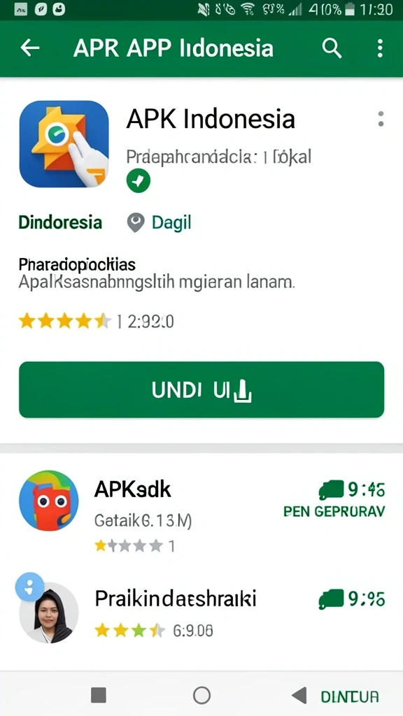 Tampilan menu utama yang menarik dan user-friendly.
