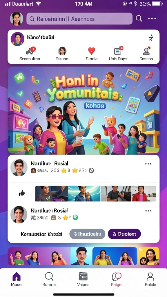 Karakter-karakter unik yang dapat dimainkan.