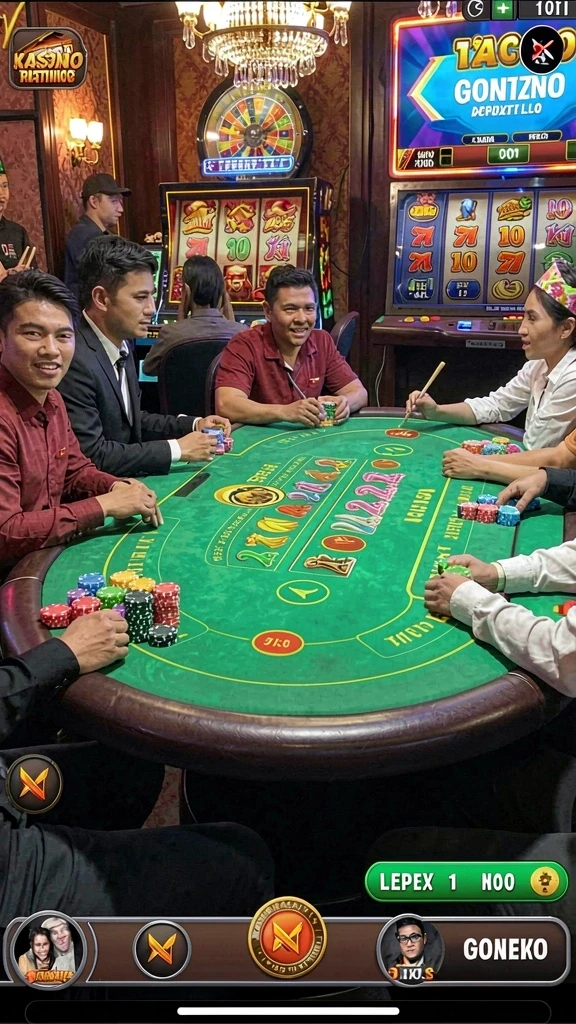 Tampilan awal game yang menarik dan penuh warna.
